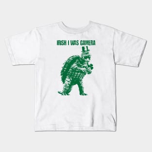 IRISH I WAS GAMERA Kids T-Shirt